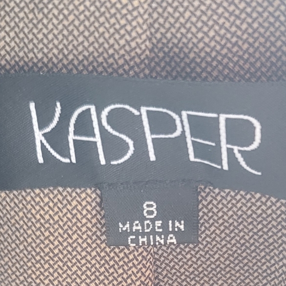 NWOT Kasper 8 Black Textured Blazer - Picture 2 of 4